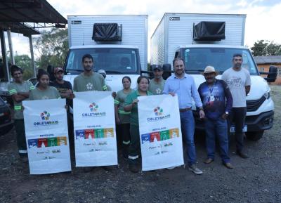 Prefeitura de Laranjeiras do Sul amplia frota da coleta seletiva e projeta dobrar volume de reciclagem 